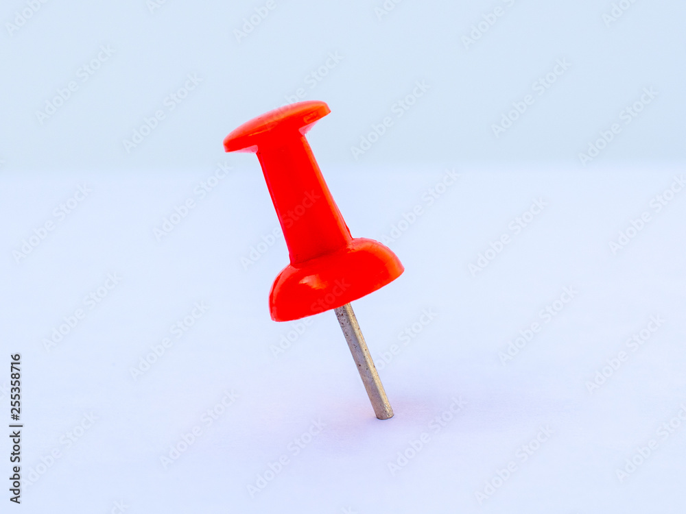 Thumb tack isolated on White