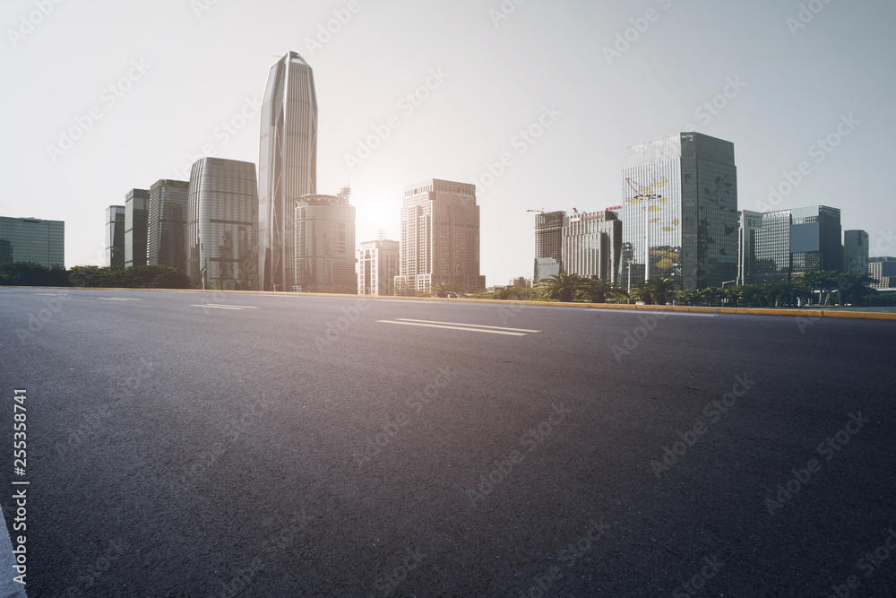 Urban Road, Highway and Construction Skyline Urban Road, Highway and Construction Skyline