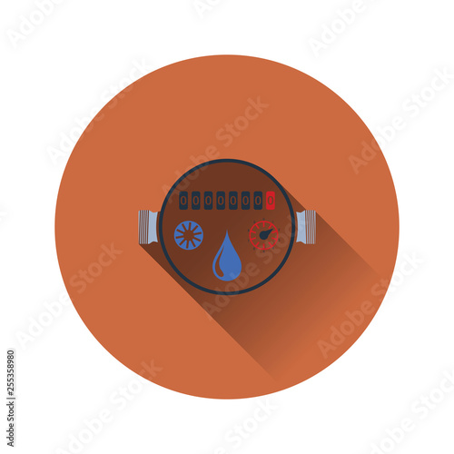 Water meter icon