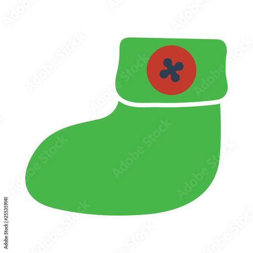Baby bootie icon