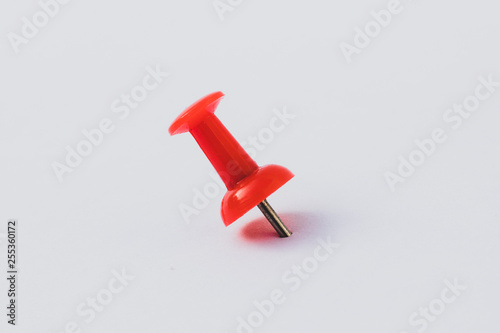 Thumb tack isolated on White