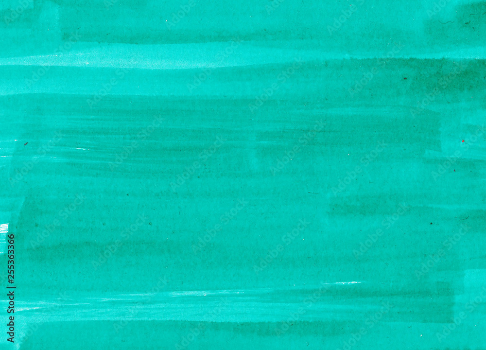 Obraz premium Abstract watercolor turquoise background
