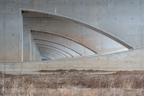 View of the bridge arches  #255367962