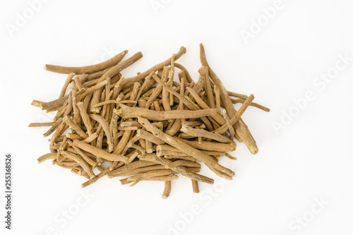 Ashwagandha or winter cherry roots