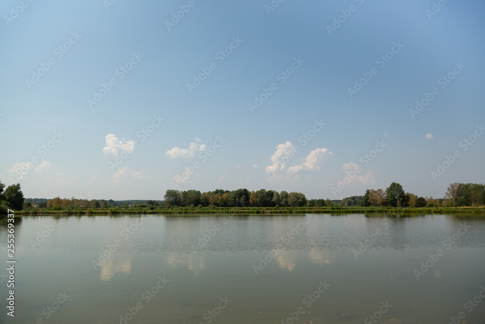 Landscape at the Murner lake, Wackersdorf, Bavaria