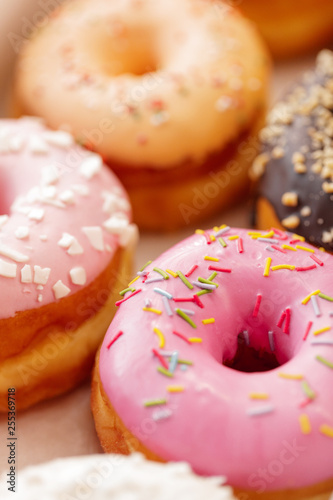 Assorted sweet donuts