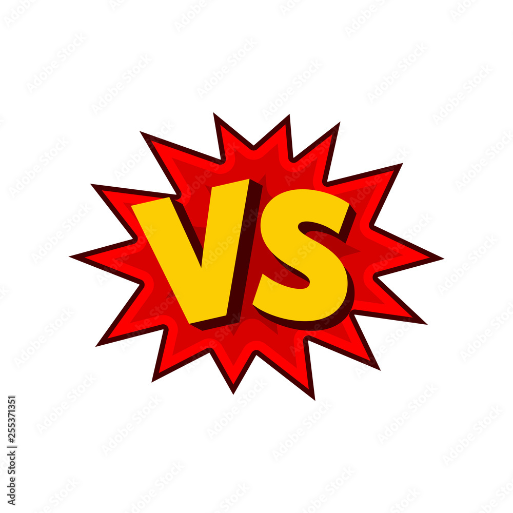 Premium Vector  Versus vs fight comic background speech bubbles.