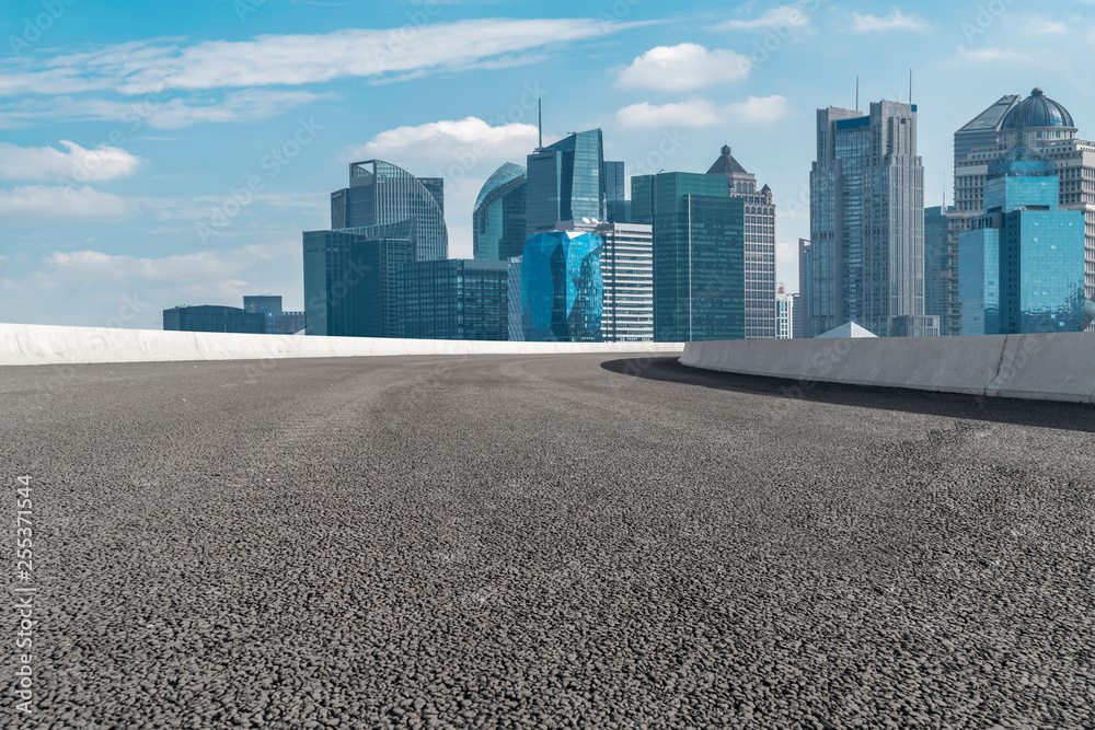 Road surface and sky cloud landscape.. Road surface and sky cloud landscape..