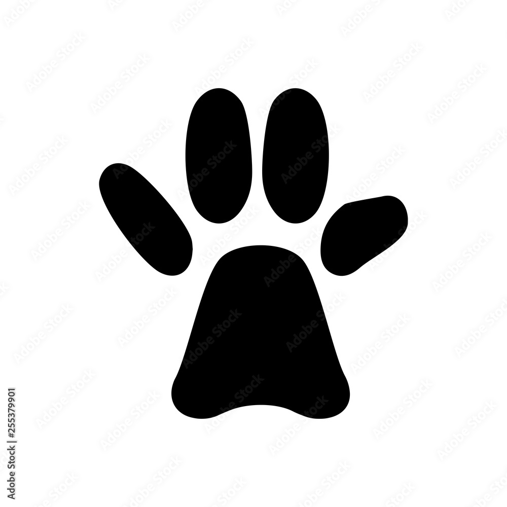 Animal paw print icon Animal paw print icon