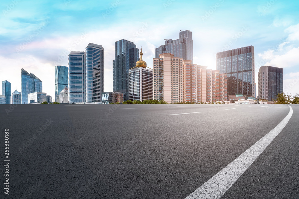 Urban Road, Highway and Construction Skyline..