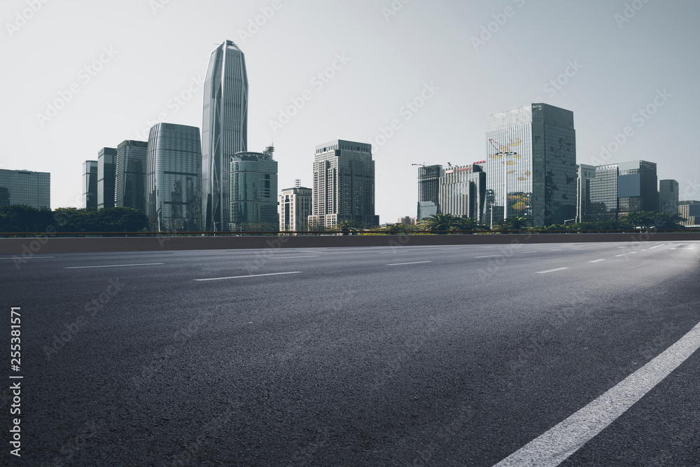 Urban Road, Highway and Construction Skyline Urban Road, Highway and Construction Skyline