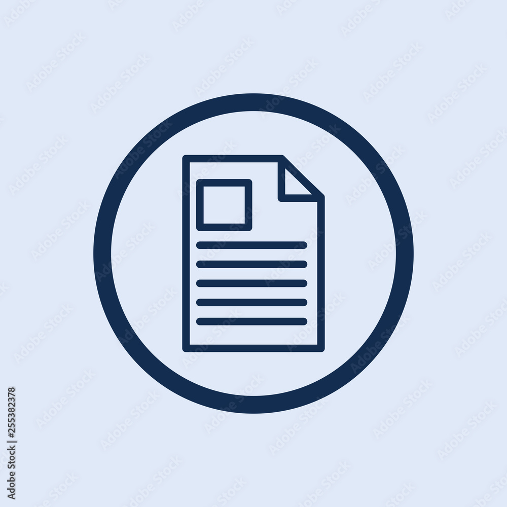 Paper icon, Flat design style. vector paper icon, isolated icon - vector illustration Paper icon, Flat design style. vector paper icon, isolated icon - vector illustration