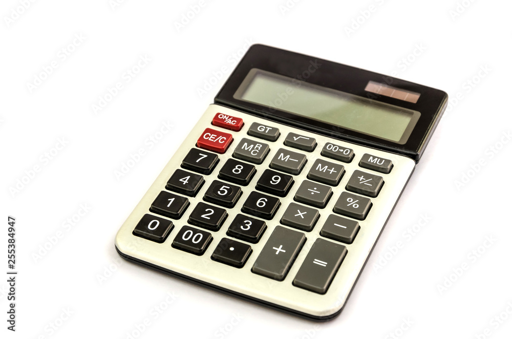 calculator isolated on white background calculator isolated on white background