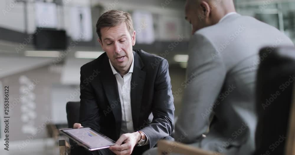 Business colleagues in a corporate office meeting