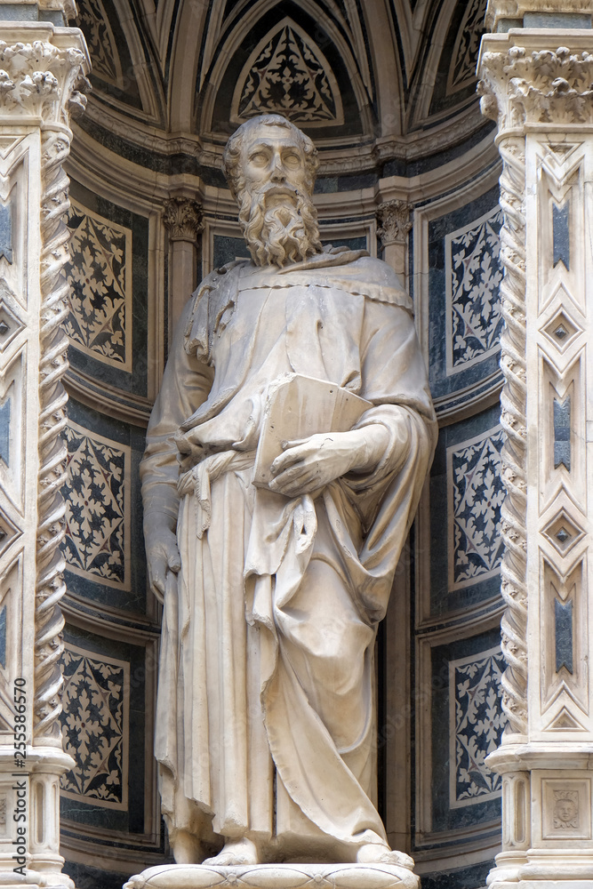 Saint Mark by Donatello, Orsanmichele Church in Florence, Tuscany, Italy