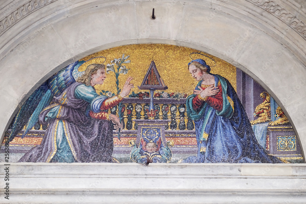 Annunciation of the Virgin Mary, Basilica della Santissima Annunziata (Basilica of the Annunciation) is a Roman Catholic minor basilica in Florence, Italy, the mother church of the Servite order