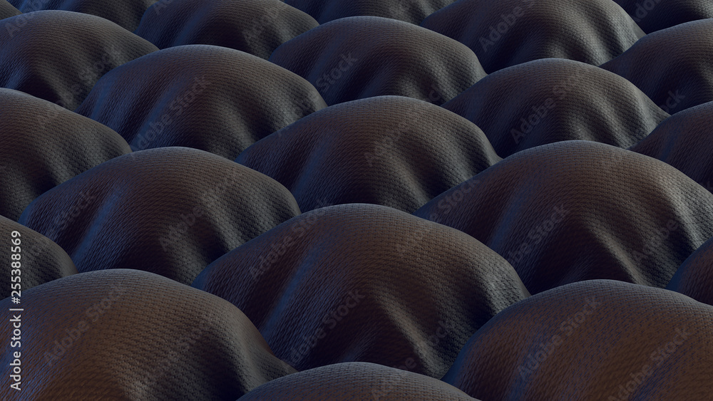 Obraz premium 3d rendering. Abstract cloth background.