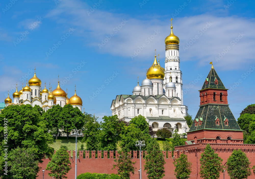 Towers and Cathedrals of Moscow Kremlin, Russia