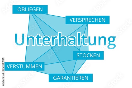 Fotografie Unterhaltung - Begriffe verbinden, Farbe blau