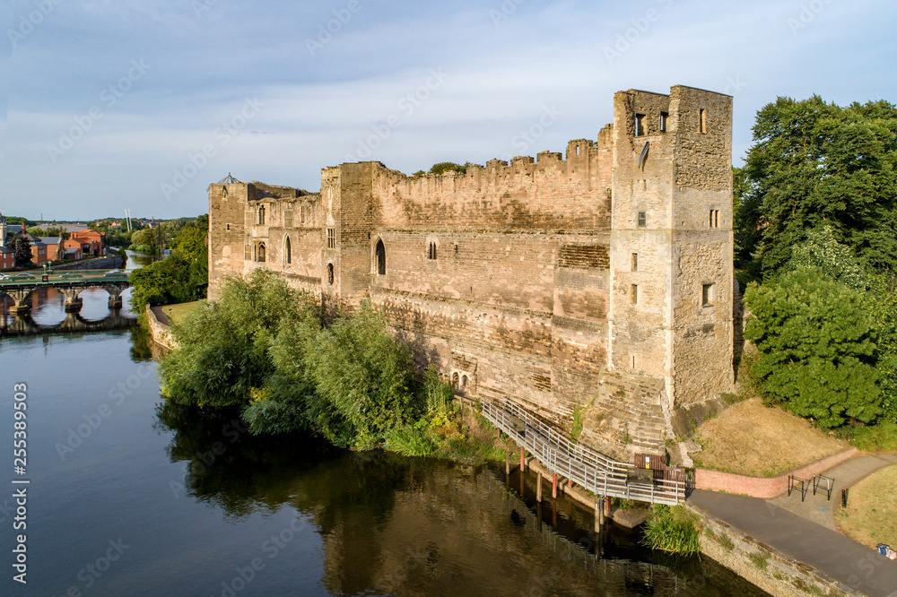 Obraz premium Newark castle in England, UK