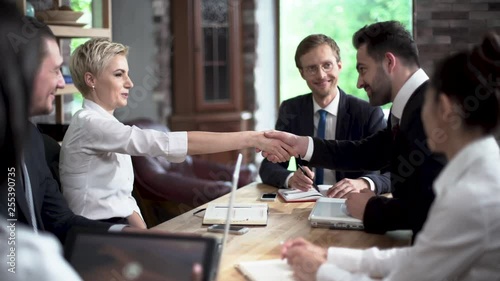 Young Business People are Negotiating With Colleagues About Creating a New Project.