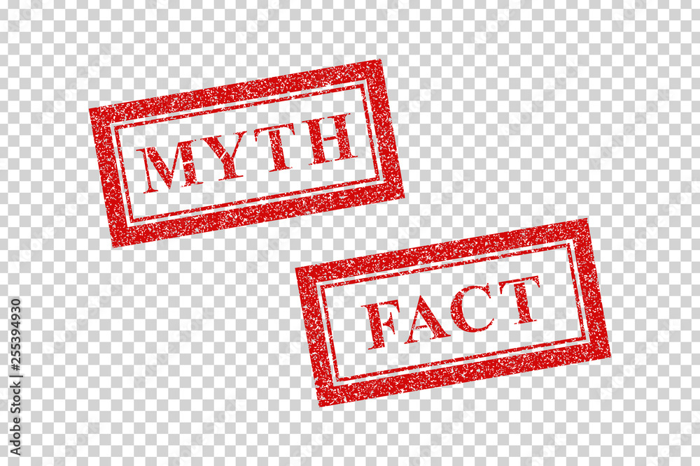 Myths facts. Facts, great design for any purposes. Vector stock  illustration. 29922815 Vector Art at Vecteezy