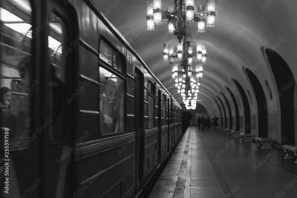 subway station in moscow