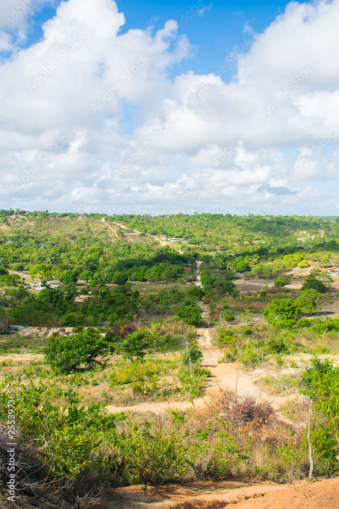 A view of the countryside of Itamaraca island - Pernambuco state, Brazil