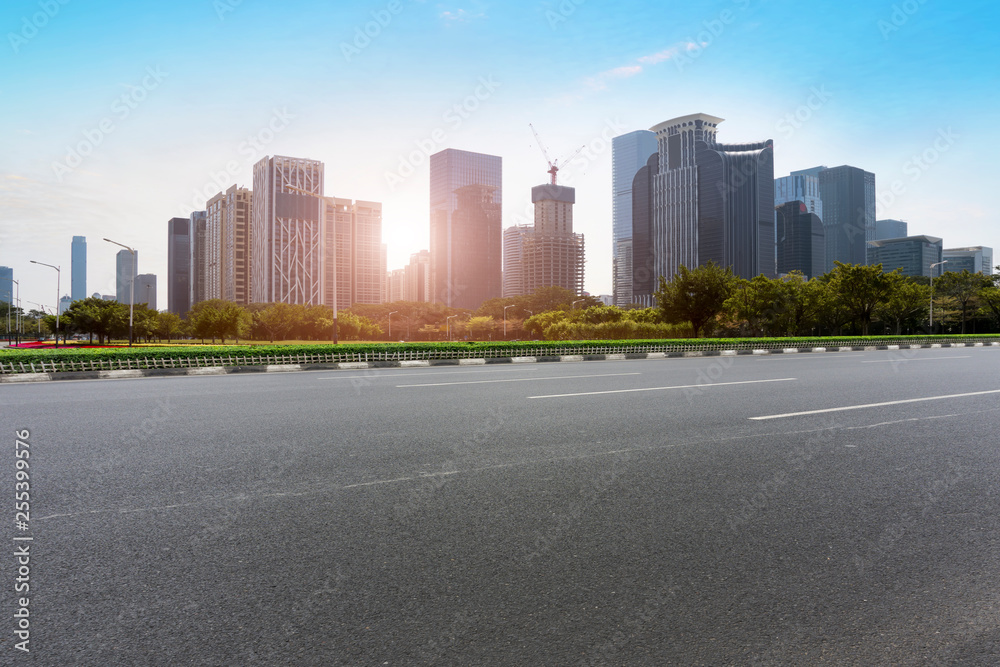 Urban Road, Highway and Construction Skyline Urban Road, Highway and Construction Skyline