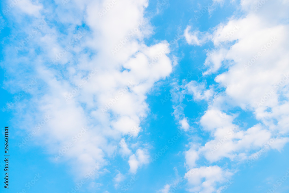 Blue sky and white clouds Blue sky and white clouds