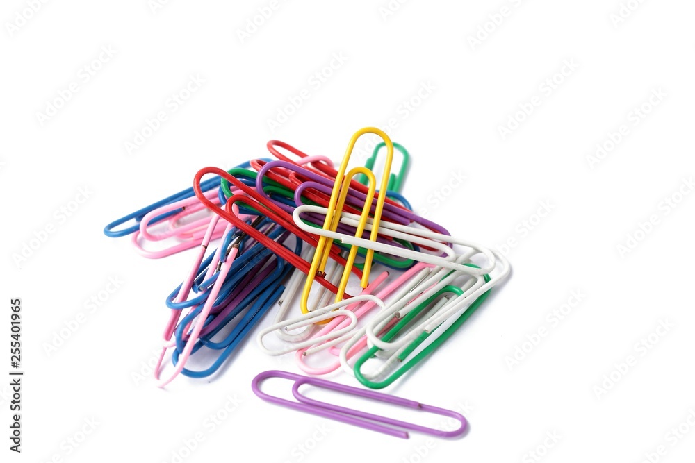 paperclip on white background (isolated) paperclip on white background (isolated)