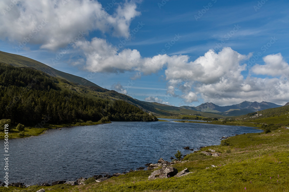 lake in the mountains of wales