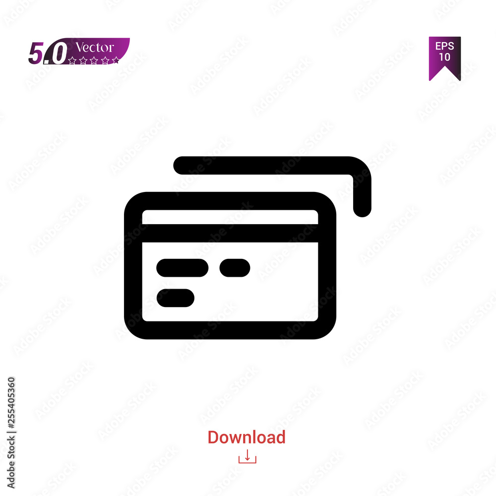 Outline credit-card icon isolated on white background. Best modern. Graphic design, mobile application, beauty icons 2019 year, user interface. Editable stroke. EPS10 format vector illustration Outline credit-card icon isolated on white background. Best modern. Graphic design, mobile application, beauty icons 2019 year, user interface. Editable stroke. EPS10 format vector illustration