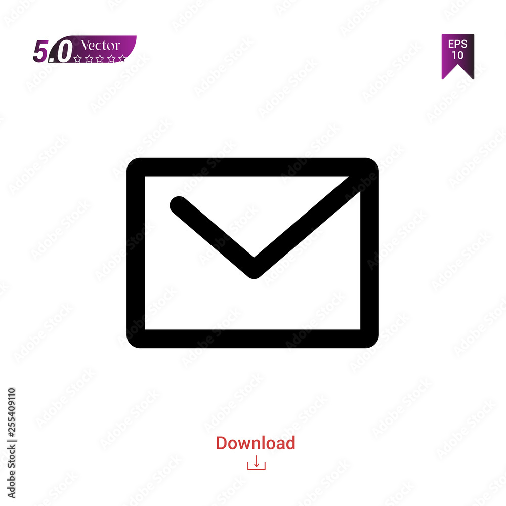 Outline email icon isolated on white background. Best modern. Graphic design, mobile application, beauty icons 2019 year, user interface. Editable stroke. EPS10 format vector illustration Outline email icon isolated on white background. Best modern. Graphic design, mobile application, beauty icons 2019 year, user interface. Editable stroke. EPS10 format vector illustration