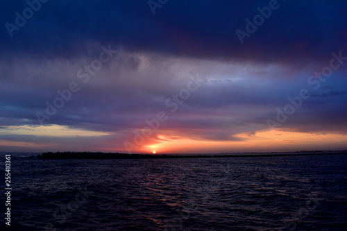 sunset off the coast of florida © luke p ferguson