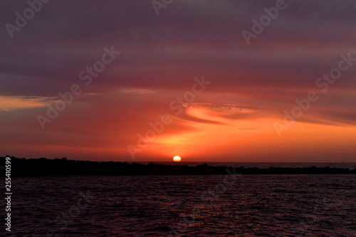 sunset off the coast of florida © luke p ferguson