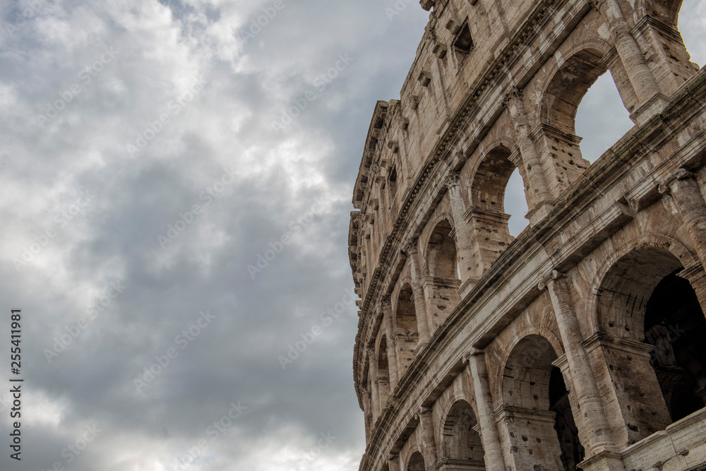 Detail of Rome Coliseum