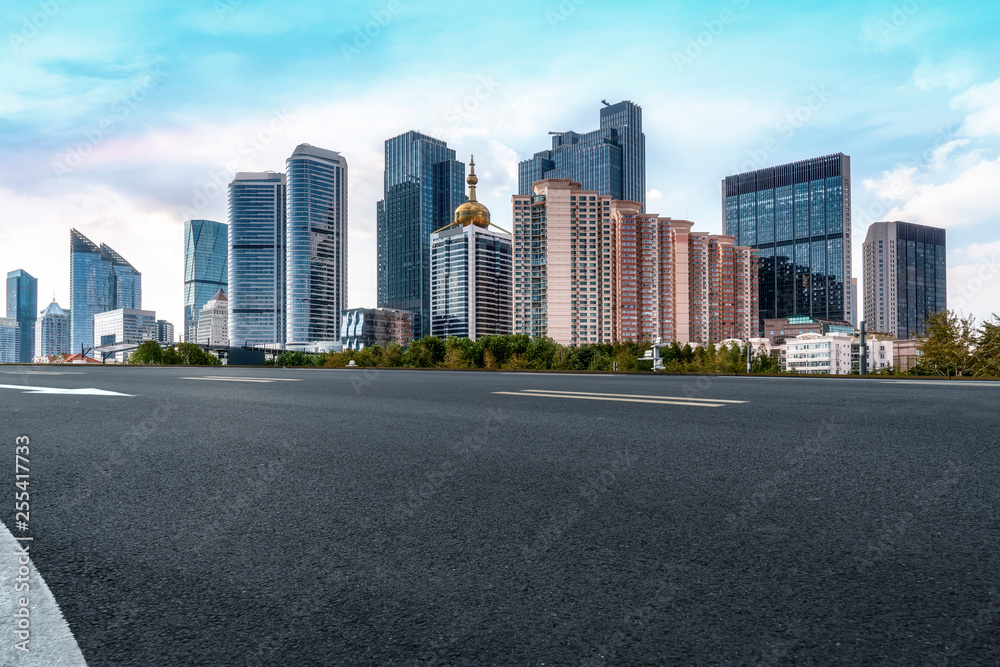 Urban Road, Highway and Construction Skyline..