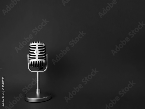 Microphone Retro Style 1960's