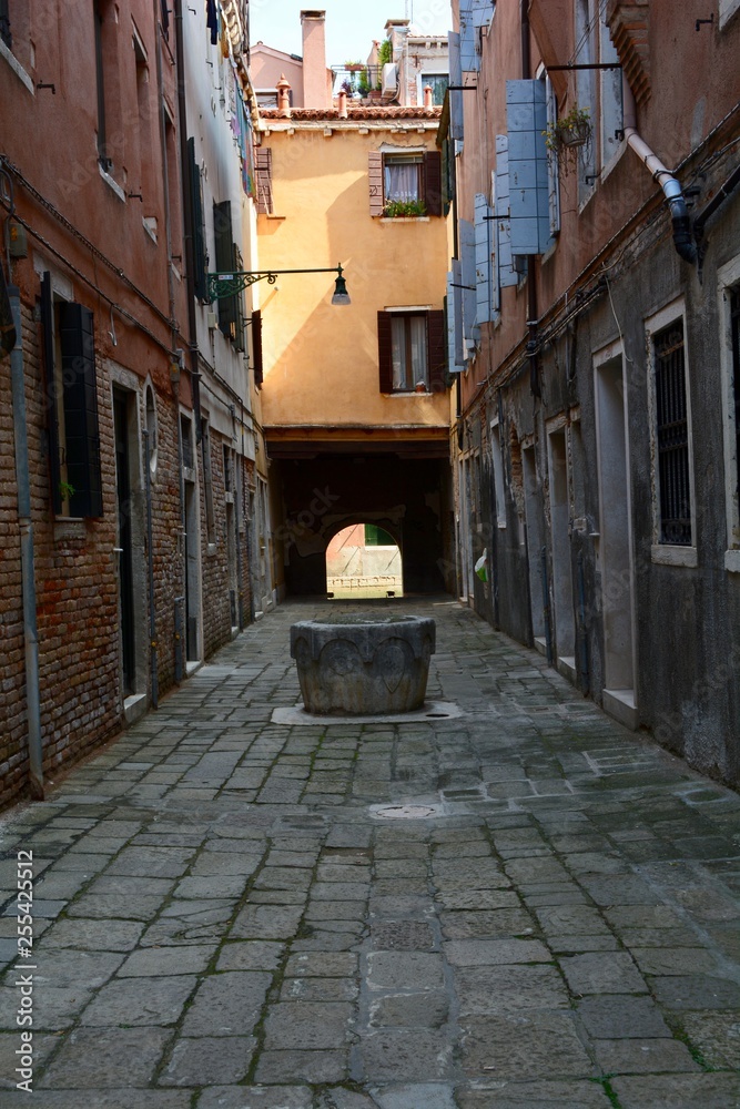 Venice Alley View with Well