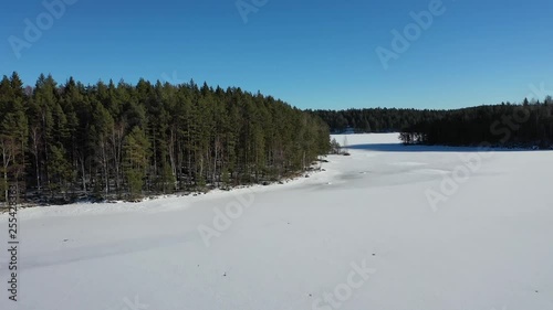 Wallpaper Mural Scandinavia in winter drone footage Torontodigital.ca