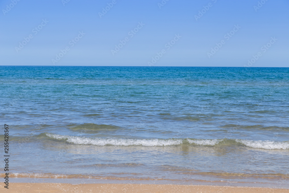 Mediterranean shore in Denia, Valencia, Spain Mediterranean shore in Denia, Valencia, Spain