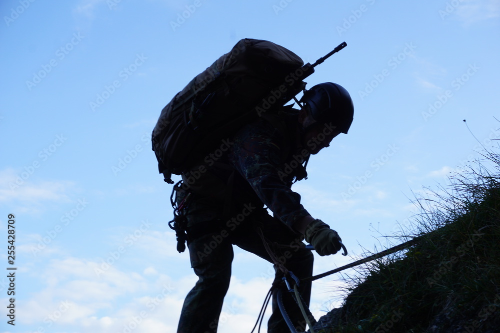 military climbing Stock Photo Adobe Stock