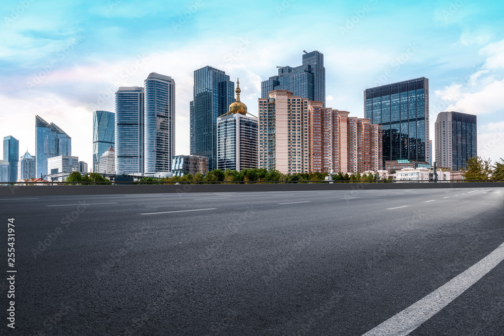 Urban Road, Highway and Construction Skyline..