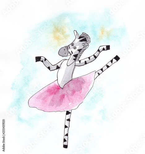 Dancing zebra