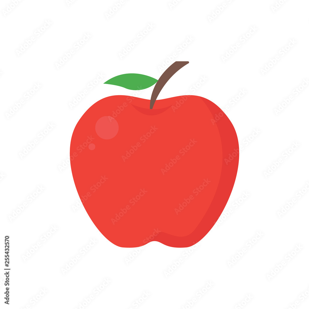 apple red, Vector illustration - Vector apple red, Vector illustration - Vector