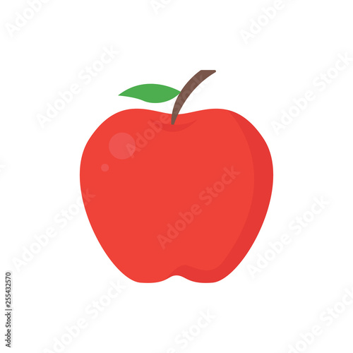 apple red, Vector illustration - Vector