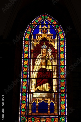 Vitrail de l   glise de Pontivy