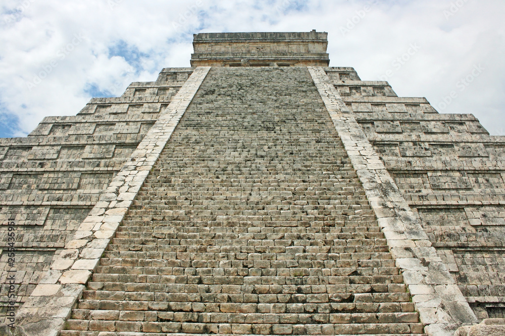 Stairs of El Castillo - Mexico