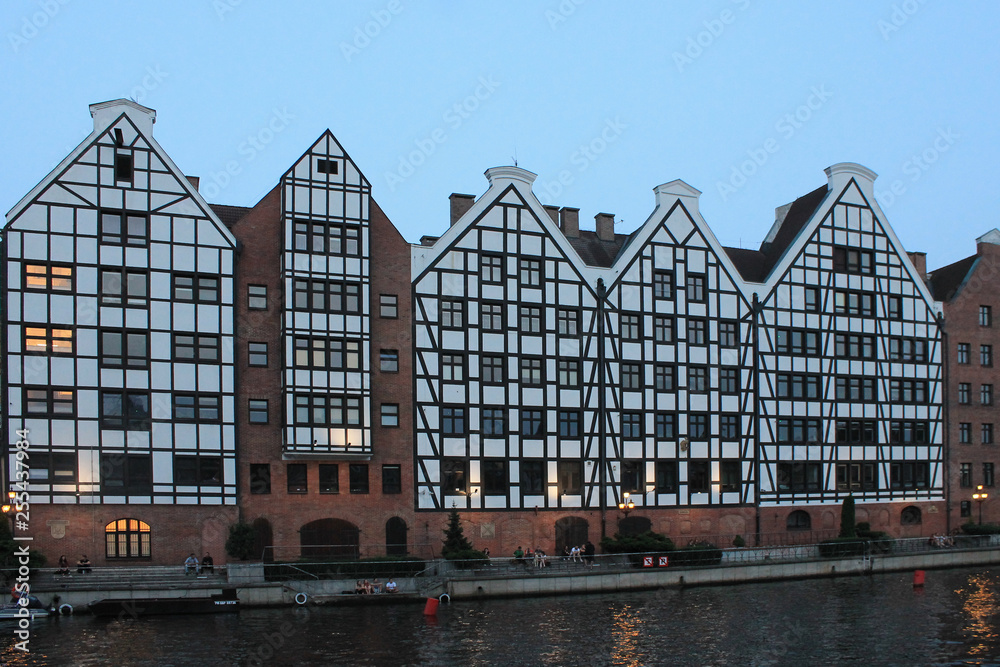 Naklejka premium Architecture of the old town Gdansk Poland